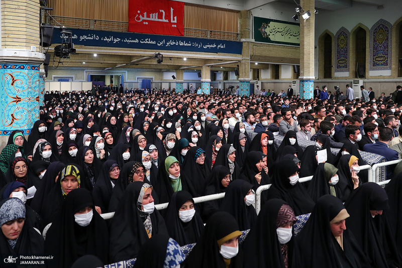 دیدار رمضانی دانشجویان با رهبر معظم انقلاب