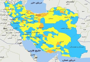 وضعیت جدید کرونایی از 18 بهمن؛ پیک چهارم جدی تر شد؟ + نقشه رنگ بندی