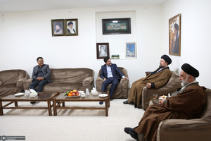 دیدار آقای عبدالکریم حسین‌زاده معاون رئیس جمهور با سید حسن خمینی