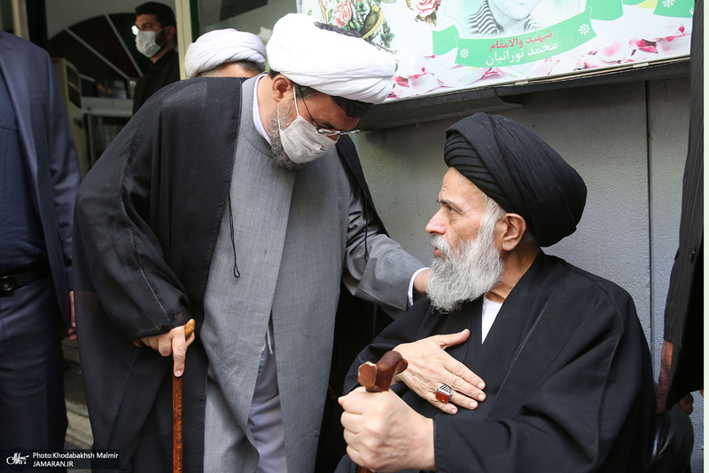 مراسم تشییع آیت الله سید مهدی موسوی بجنوردی (ره) در تهران