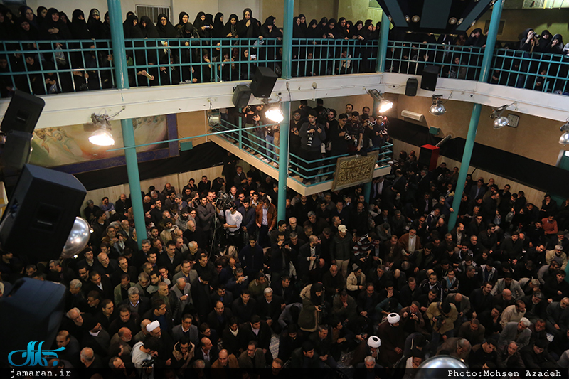 مراسم وداع با پیکر آیت الله هاشمی رفسنجانی(ره) در حسینیه جماران-7