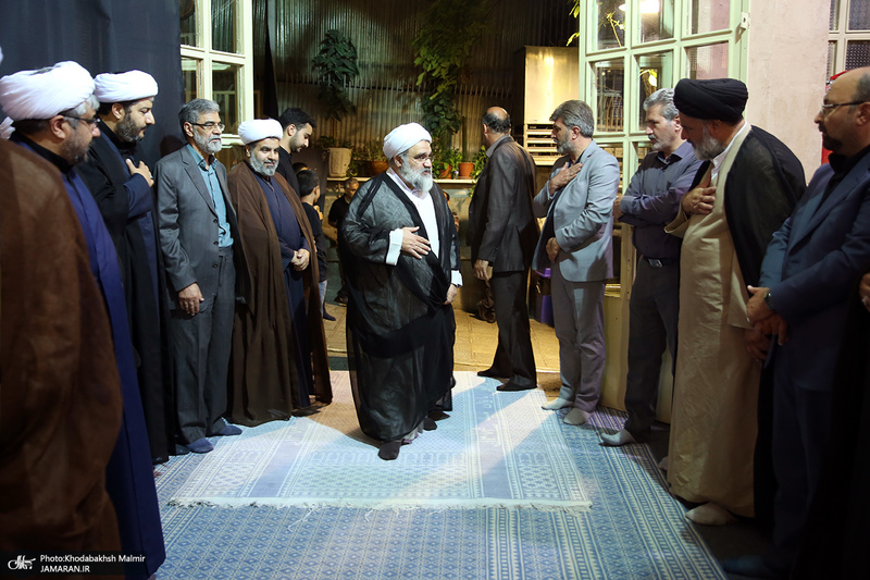 مراسم بزرگداشت آیت الله حسن صانعی (ره) در حسینیه جماران -1