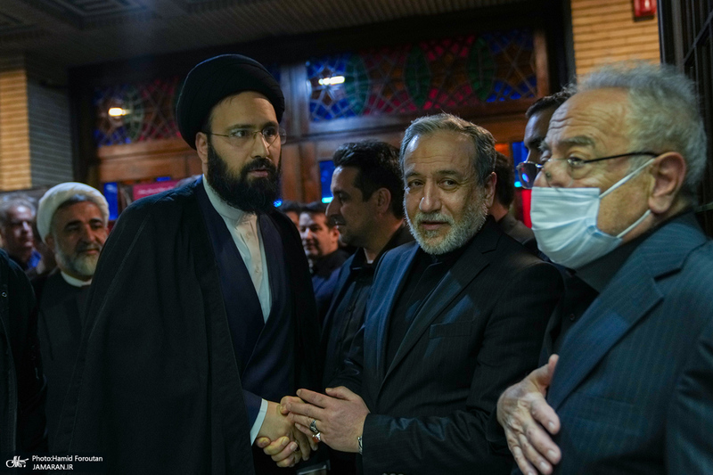 مراسم ختم بدرالسادات عراقچی خواهر وزیر امور خارجه
