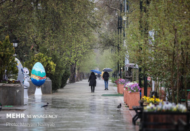 تدام بارش باران در استان کردستان بلندی های استان سفیدپوش شدند