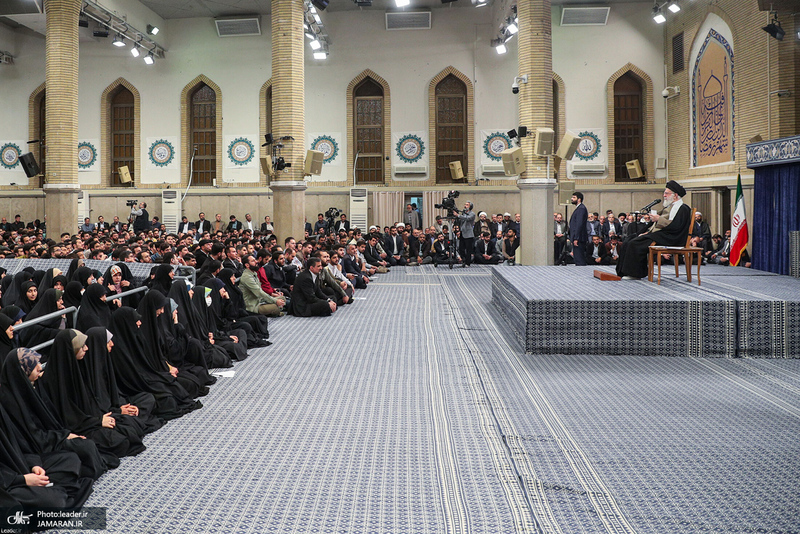 دیدار رمضانی دانشجویان با رهبر معظم انقلاب