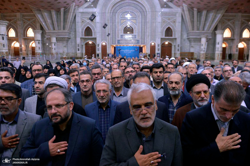 تجدید میثاق رئیس، اساتید و کارکنان دانشگاه آزاد اسلامی با آرمان های حضرت امام (س)