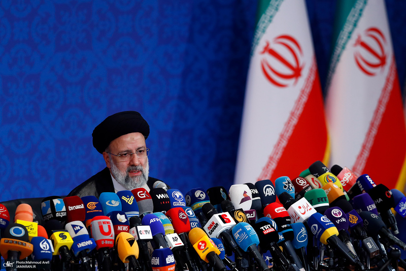 اولین نشست خبری سید ابراهیم رئیسی رئیس‌جمهور منتخب/ ابراهیم رییسی / پرتره ابراهیم رییسی / Mahmoud arefi