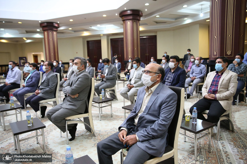 مراسم پنجاهمین سال تاسیس بهشت زهرا (س)‌ در حرم امام خمبنی