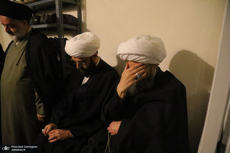 دومین شب عزاداری حضرت فاطمه (س) در بیت آیت الله دوستی زنجانی‎