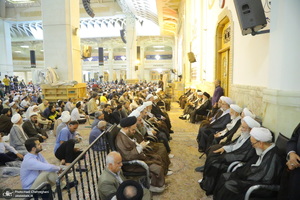 مراسم سالروز رحلت امام خمینی (س) از سوی مقام معظم رهبری در حرم حضرت معصومه(س)