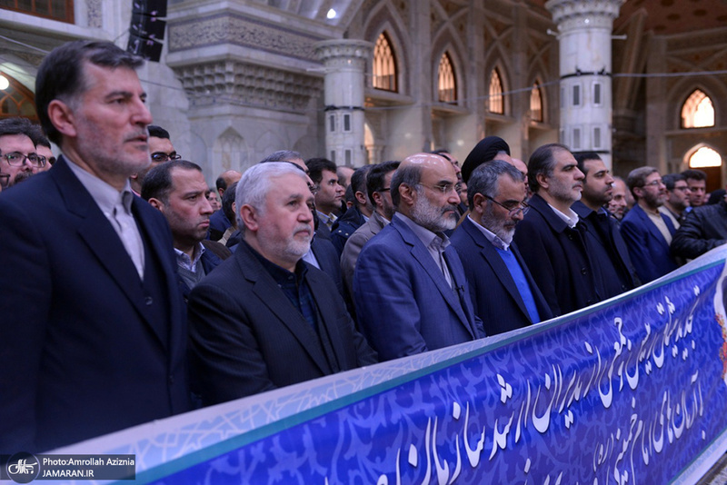 تجدید میثاق رییس، مدیران و کارکنان صداوسیما با آرمان های حضرت امام(س)