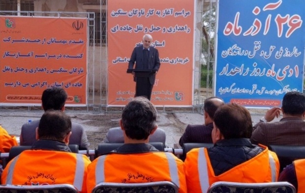 11 دستگاه ماشین آلات سنگین به ناوگان راهداری بوشهر پیوست