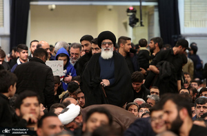 مراسم عزاداری شب شهادت حضرت فاطمه‌زهرا (س) در حسینیه امام خمینی