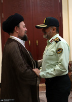 در حاشیه مراسم تجدید میثاق فرماندهان و کادر فراجا با آرمان‌های امام