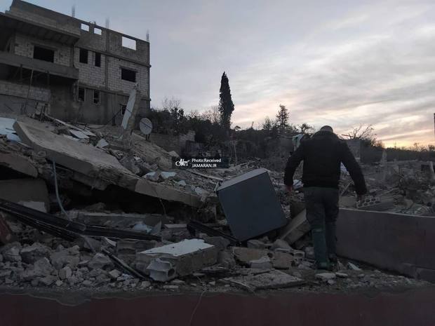 نیروهای اسرائیلی خانه‌ای را در جنوب لبنان منفجر کردند + عکس‌ها