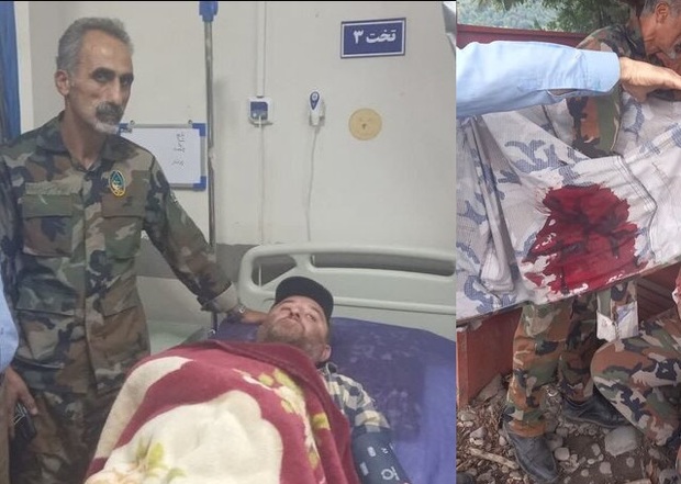 قاچاقچیان چوب به جنگلبان رودباری حمله کردند + عکس/ ضارب تحت تعقیب است