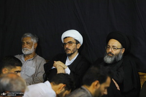 مراسم عزاداری دهه اول ماه صفر در بیت مرحوم آیت الله شاه آبادی‎