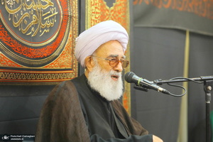 مراسم عزاداری اباعبدالله الحسین (ع) در دفتر مراجع و علما