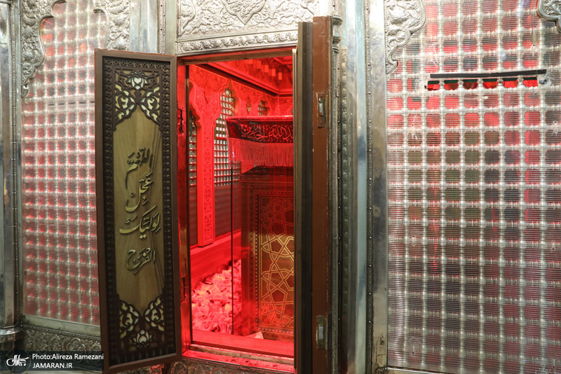 غباروبی ضریح مطهر حضرت عبدالعظیم حسنی (ع) و امام زاده حمزه (ع)