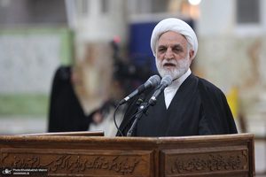 تجدید میثاق رئیس قوه قضاییه و جمعی از اعضای دستگاه قضا با آرمان های حضرت امام خمینی (س)-2