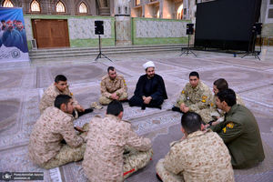 حلقه های محبت و معرفت با پرسنل وظیفه دژبان کل ارتش