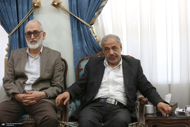 دیدار مدیر و معاونین روزنامه اطلاعات با سید حسن خمینی