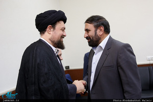 دیدار اعضای شورای مرکزی حزب موتلفه اسلامی با سید حسن خمینی 