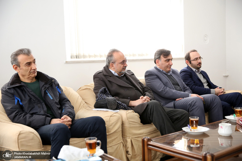دیدار جمعی از هیئت موسس حزب راه ملت با سید حسن خمینی