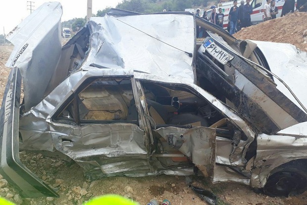 تصادف در جاده یاسوج یک کشته و 8 مصدوم برجا گذاشت