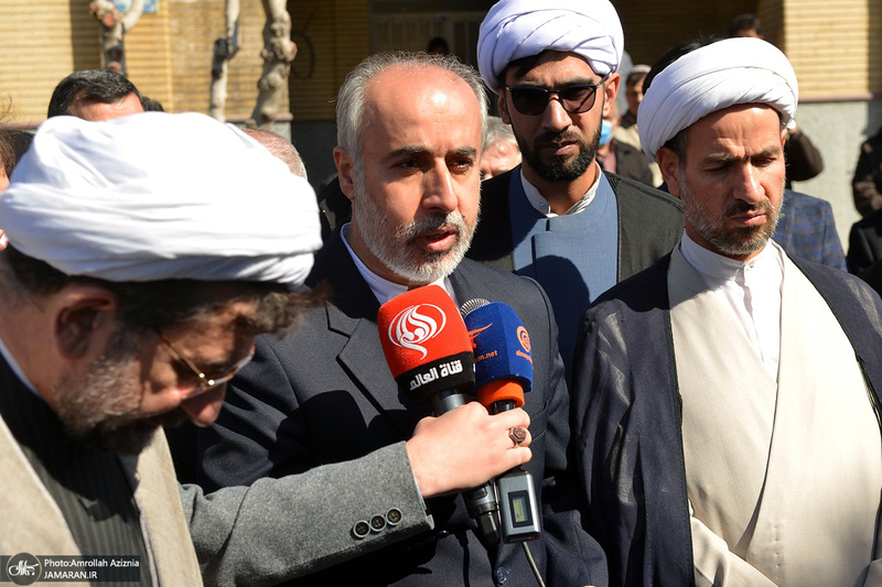 مراسم تشییع و خاکسپاری صلاح زواوی سفیر سابق فلسطین در تهران