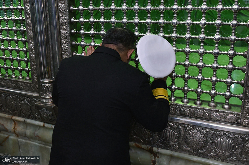 تجدید میثاق فرمانده و پرسنل نیروی دریایی ارتش جمهوری اسلامی ایران با آرمان‌های امام خمینی(س)