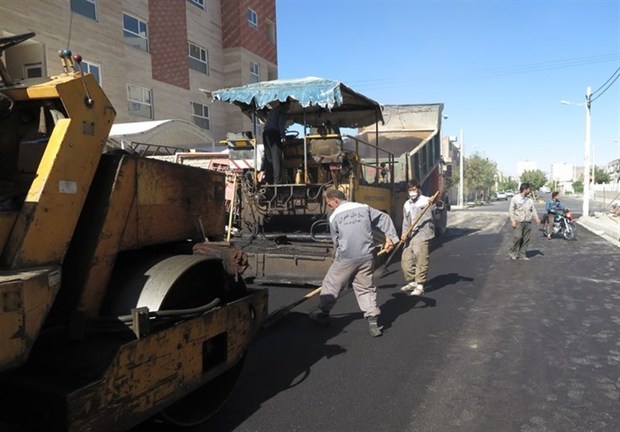 کارخانه آسفالت کرج روی ریل تولید قرار گرفت