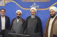 دیدار اعضای شورای سیاستگذاری همایش  وکلای شرعی امام خمینی(س) با حاج علی ا کبری