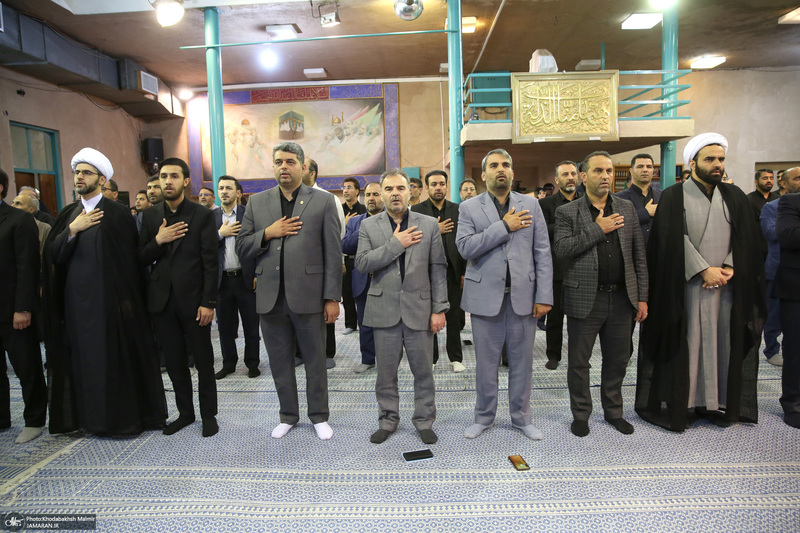 تجدید عهد با آرمان‌های امام خمینی(ره) و بزرگداشت شهدای خدمت در حسینیه جماران