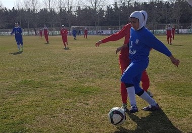 پیروزی پرگل تیم فوتبال بانوان ایران مقابل فلسطین