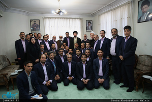 دیدار مدیران و کارکنان موسسه اعتباری کوثر با سید حسن خمینی‎