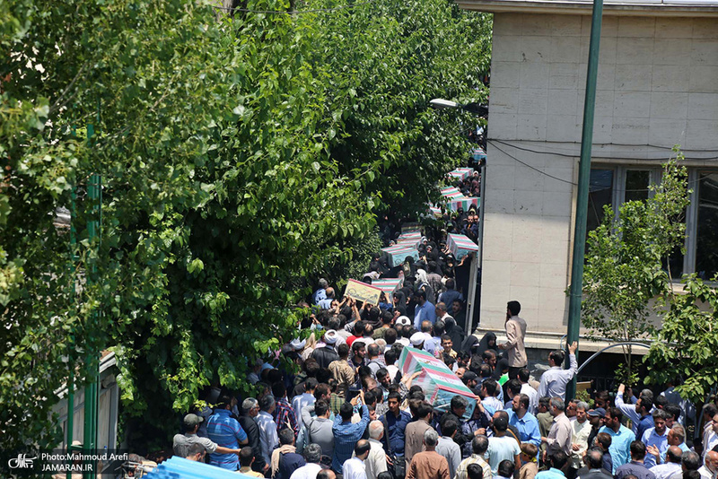 مراسم تشییع پیکر‌های مطهر 150 شهید دوران دفاع مقدس-2