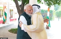 ولیعهد دبی به هند رفت (2)