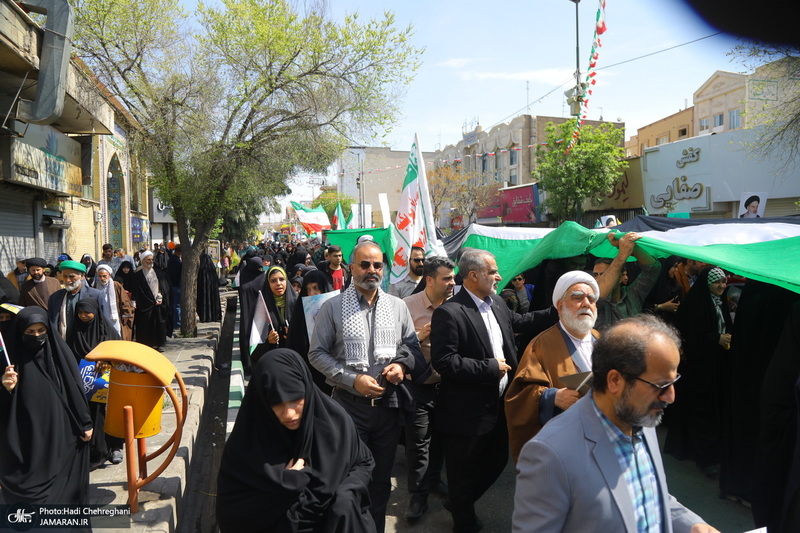 راهپیمایی باشکوه روز قدس در قم -2