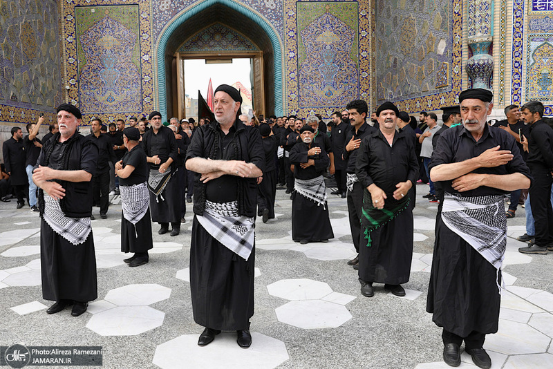 مراسم روز شهادت پيامبر اكرم (ص) و امام حسن مجتبی (ع) در حرم مطهر رضوی