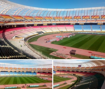 اتفاق عجیب برای استادیوم تازه تاسیس/ ورزشگاه نقش جهان وسط آب!+ عکس