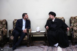 مراسم تجدیدمیثاق وزیر و معاونان وزارت امور خارجه با آرمان‌های امام خمینی