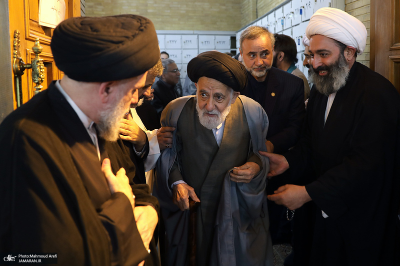 مراسم ترحیم مرحوم آیت الله نورالله شاه آبادی (ره) در تهران