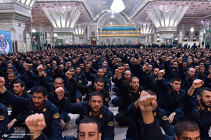 تجدید میثاق دانشجویان و فرماندهان دانشگاه افسری و تربیت پلیس امام حسن مجتبی‎‎ (ع) با آرمان حضرت امام خمینی (س)