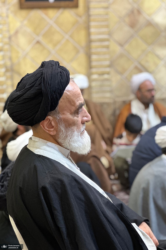 مراسم بزرگداشت آیت الله موسوی بجنوردی (ره) در بیت امام خمینی در نجف