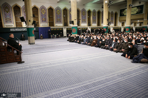 آخرین شب مراسم عزاداری حضرت فاطمه‌زهرا (س) در حسینیه امام خمینی