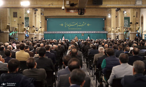 دیدار تولیدکنندگان و فعالان اقتصادی با رهبر معظم انقلاب