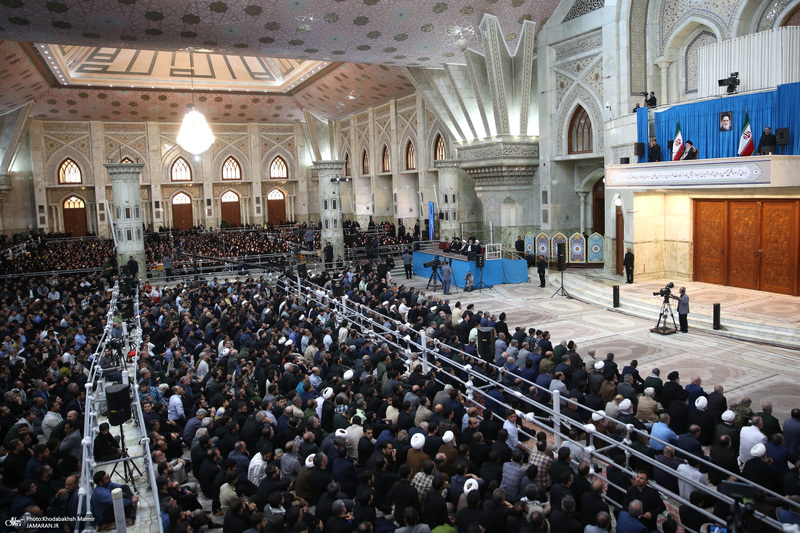 حضور شخصیت‌های سیاسی و مسئولان کشوری و لشکری در مراسم سالگرد ارتحال حضرت امام خمینی (س) -3
