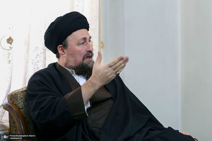 دیدار اعضای شورای مرکزی حزب اعتماد ملی با سید حسن خمینی