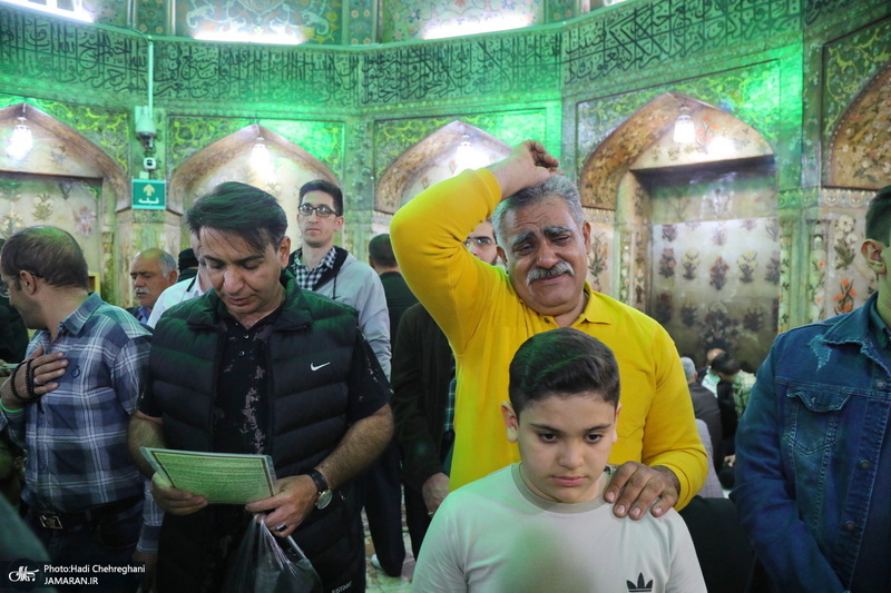 مراسم آغاز سال نو در حرم حضرت معصومه (س)